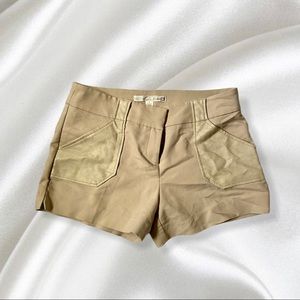 dynamite nude suede shorts (women juniors)